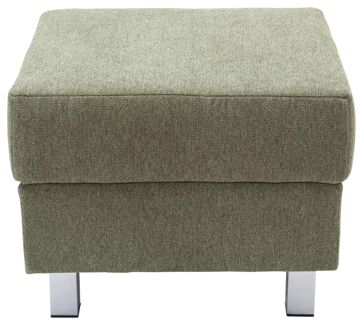 2-SITZER-SOFA in Flachgewebe Grün  - Chromfarben/Grün, Design, Textil/Metall (158/83/85cm) - Xora