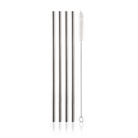 SET SLAMČICA - boja aluminijuma, Osnovno, metal (5/1.8/25cm) - Vacu Vin