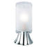 STOLNÍ LAMPA - bílá/barvy chromu, Konvenční, kov/sklo (7/16,5cm) STOLNÍ LAMPA - bílá/barvy chromu, Konvenční, kov/sklo (7/16,5cm)