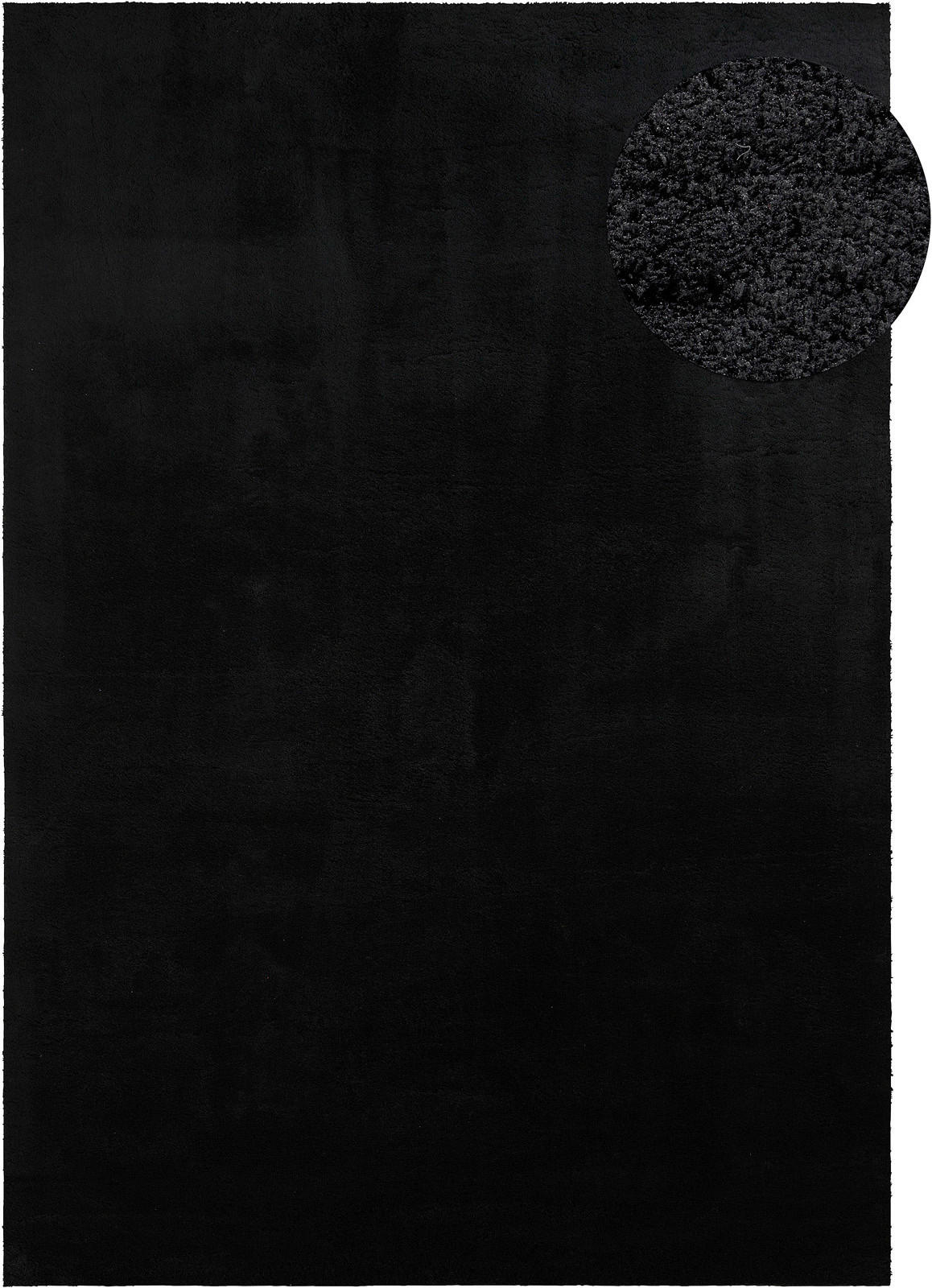 Novel Webteppich Fiona Schwarz 50x80 cm