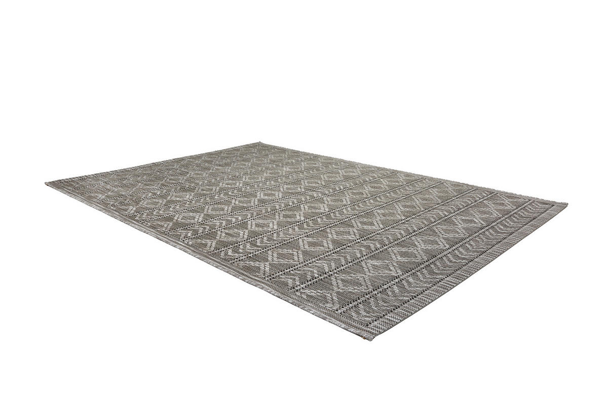 WEBTEPPICH 120/170 cm Sydney Grau rechteckig  - Grau, Basics, Kunststoff (120/170cm) - Novel