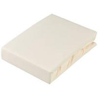 TOPPER-SPANNLEINTUCH 140/220 cm Jersey  - Ecru, KONVENTIONELL, Textil (140/220cm) - Novel