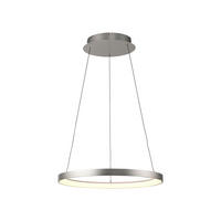 LED FÜGGESZTÉK - alumínium színű, Design, műanyag/fém (57/200/200cm)