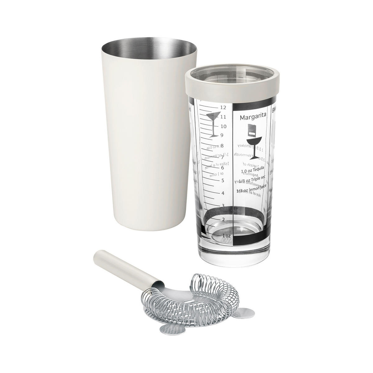 BOSTON-SHAKER - Beige, KONVENTIONELL, Metall (8/29cm) - Blomus