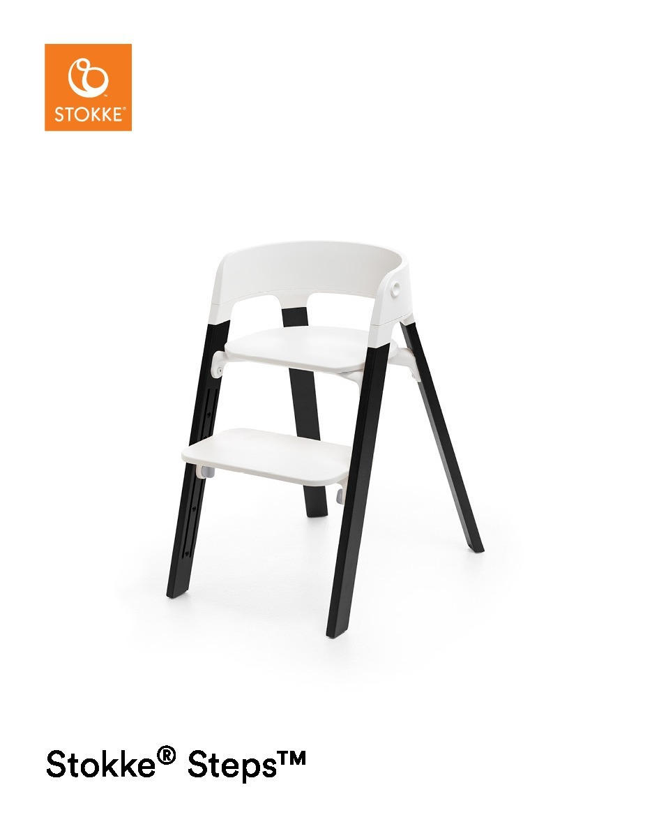 HOCHSTUHLSITZ Steps Weiß White  - Weiß, Basics, Kunststoff (54/12/45cm) - Stokke
