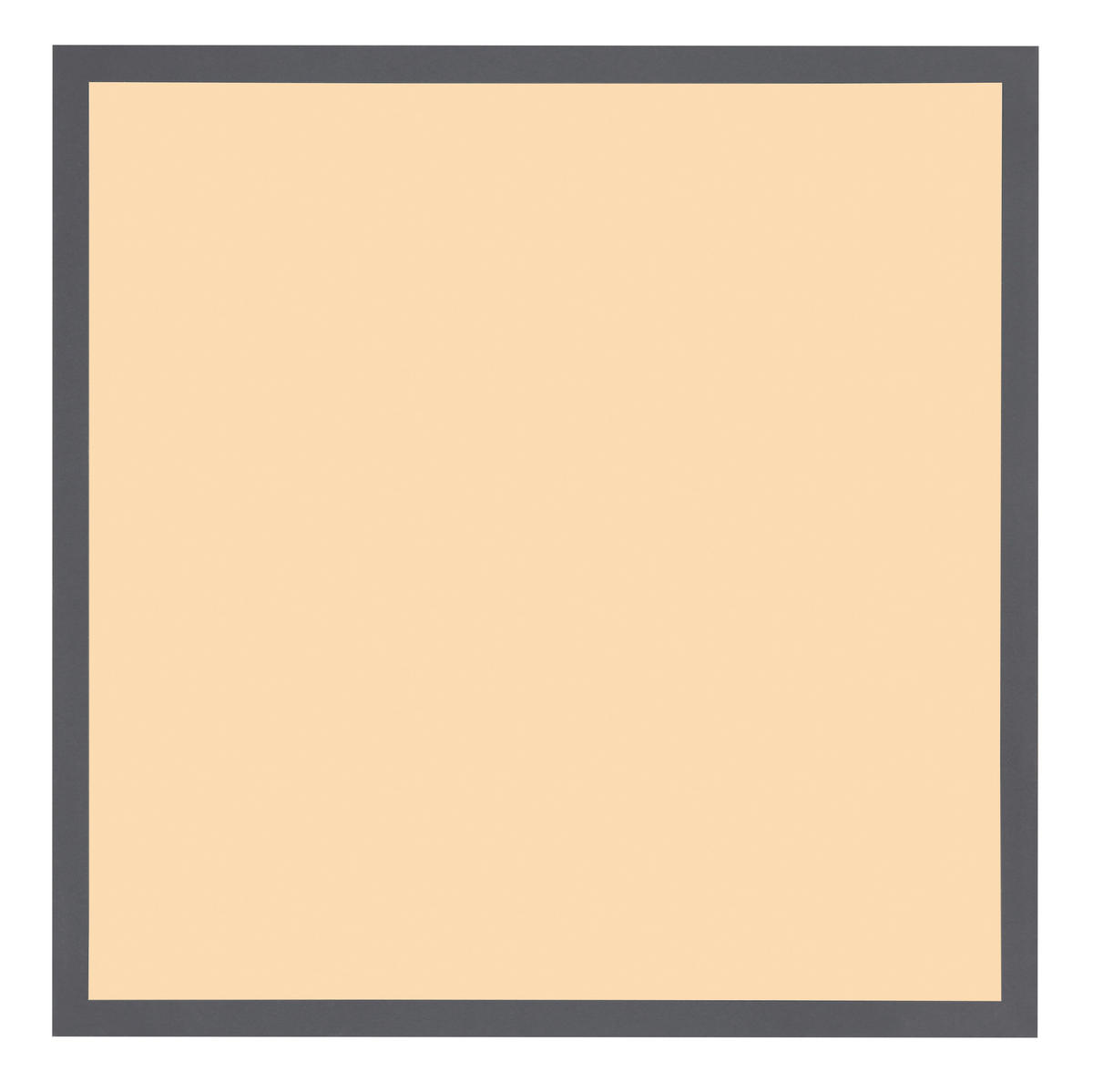 LED-PANEEL 59/59/6,5 cm  - Opal/Graphitfarben, Basics, Kunststoff/Metall (59/59/6,5cm) - Globo
