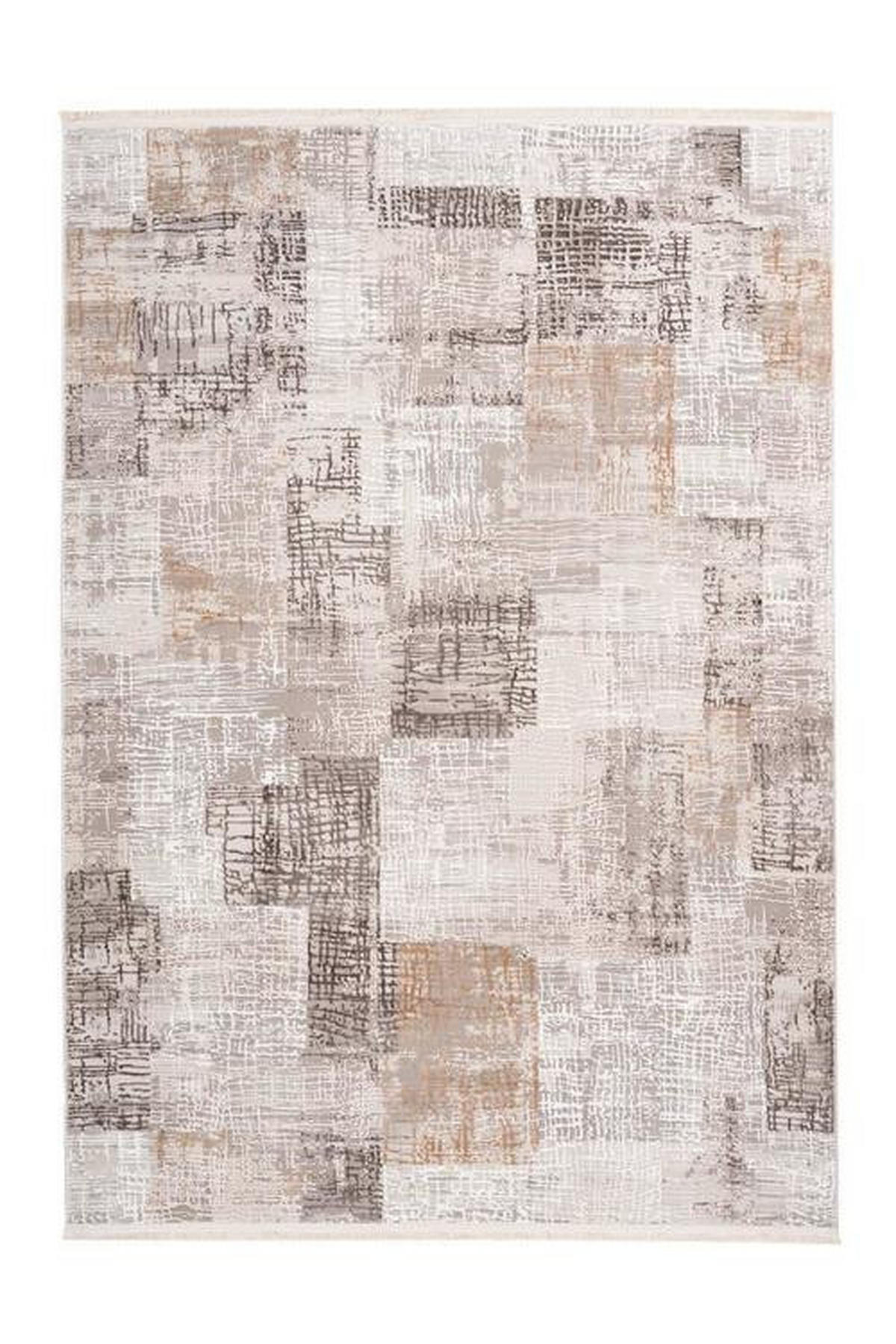 VINTAGE-TEPPICH 120/180 cm Akropolis Grau, Silberfarben  - Silberfarben/Grau, Design, Textil (120/180cm) - Kayoom