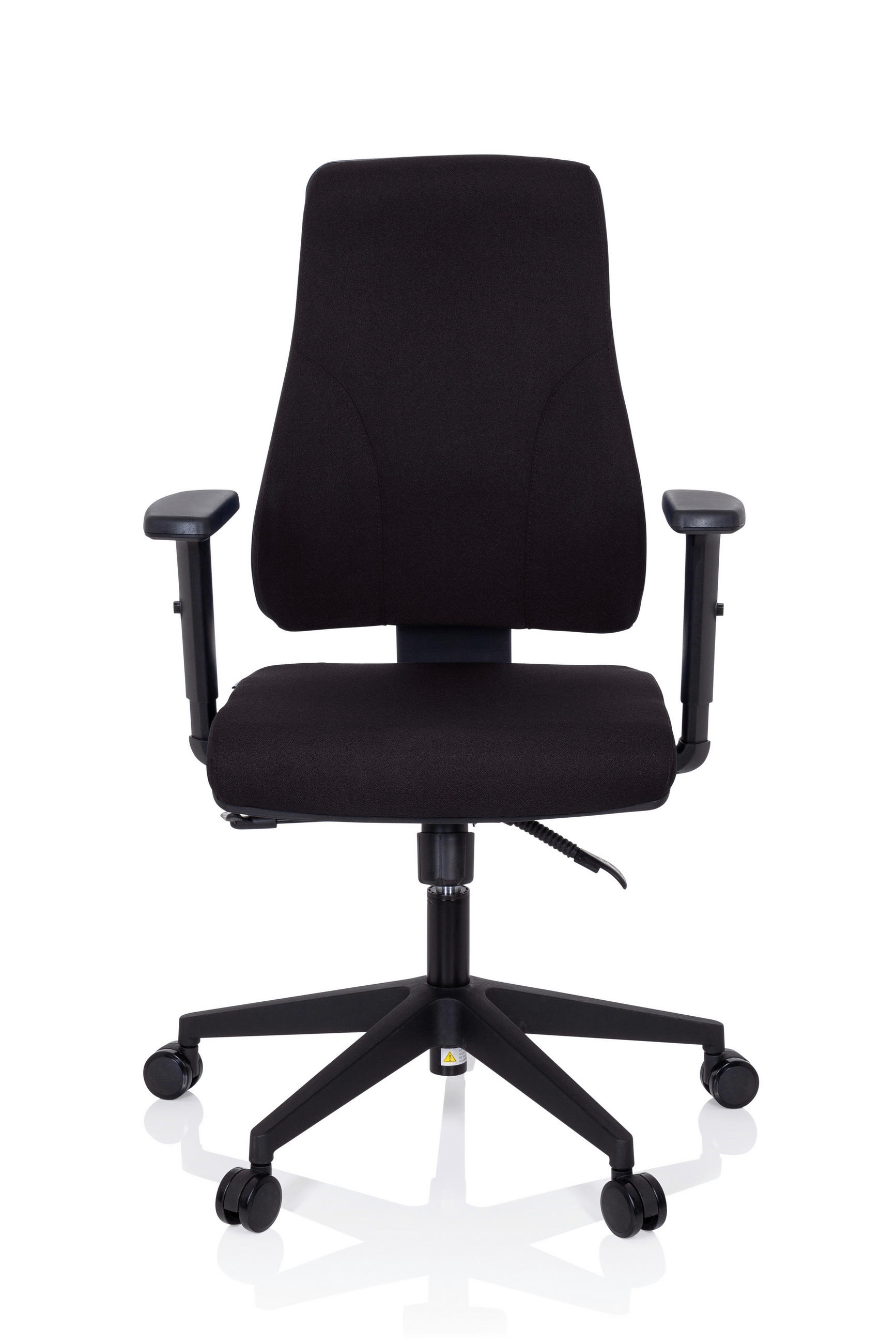 DREHSTUHL Flachgewebe Schwarz  - Schwarz, MODERN, Kunststoff/Textil (65/113/60cm) - MID.YOU