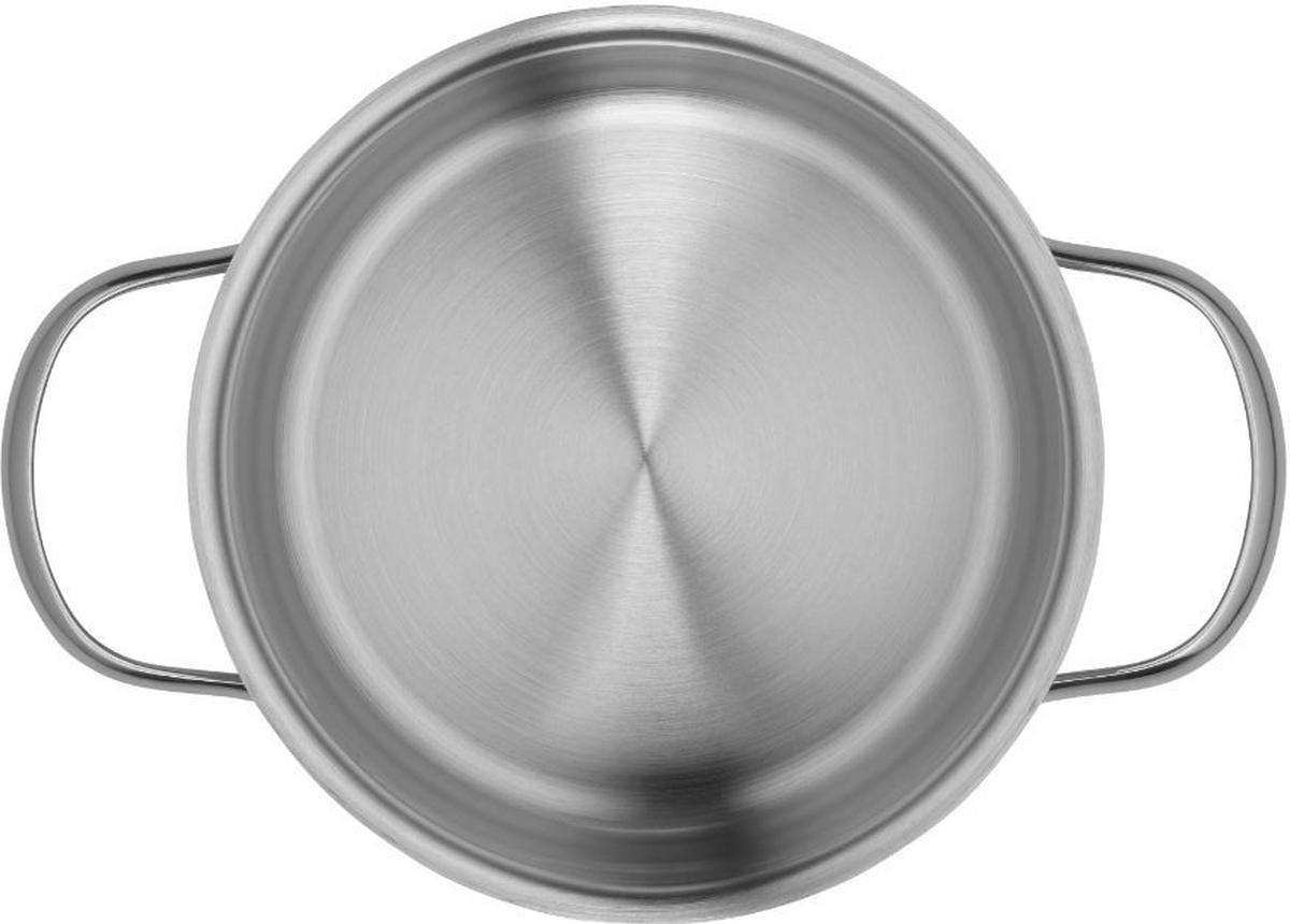 FLEISCHTOPF Provence Plus 2 L  - Klar/Edelstahlfarben, Basics, Glas/Metall (16cm) - WMF
