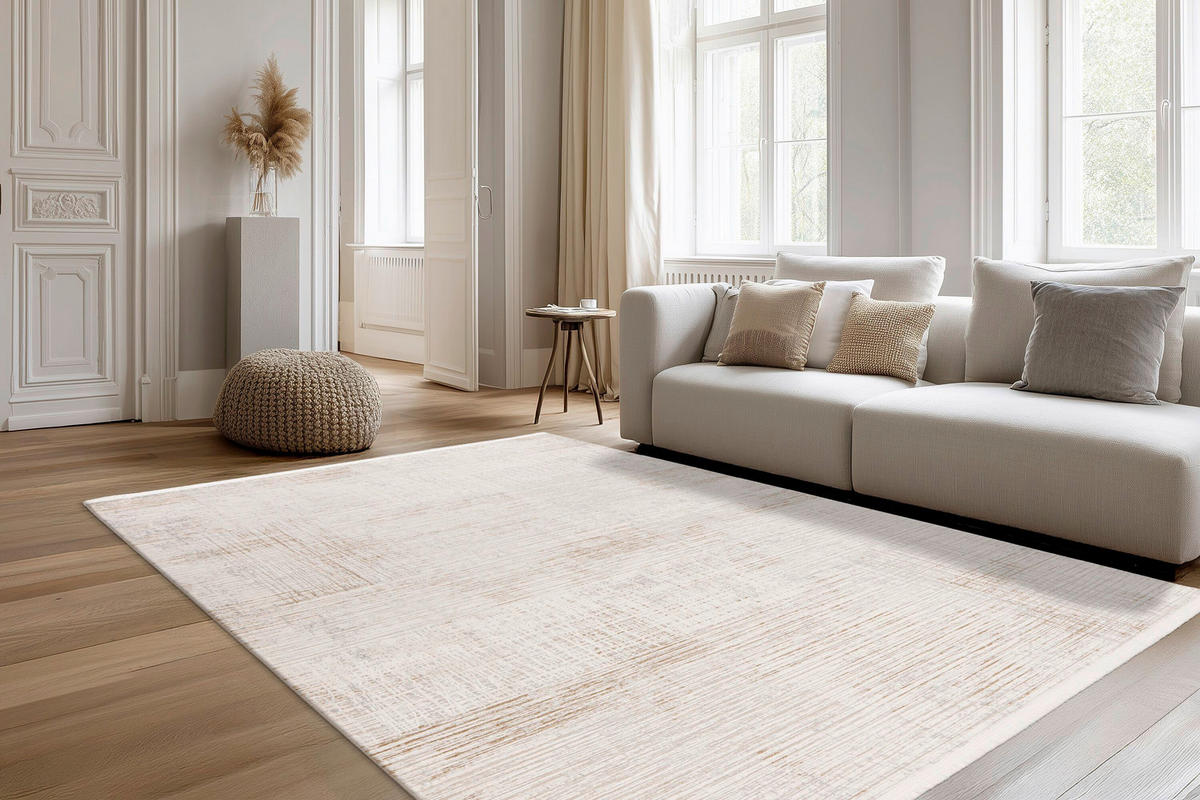 FLACHWEBETEPPICH 80/150 cm Clairmont Beige  - Beige, LIFESTYLE, Textil (80/150cm) - Pierre Cardin