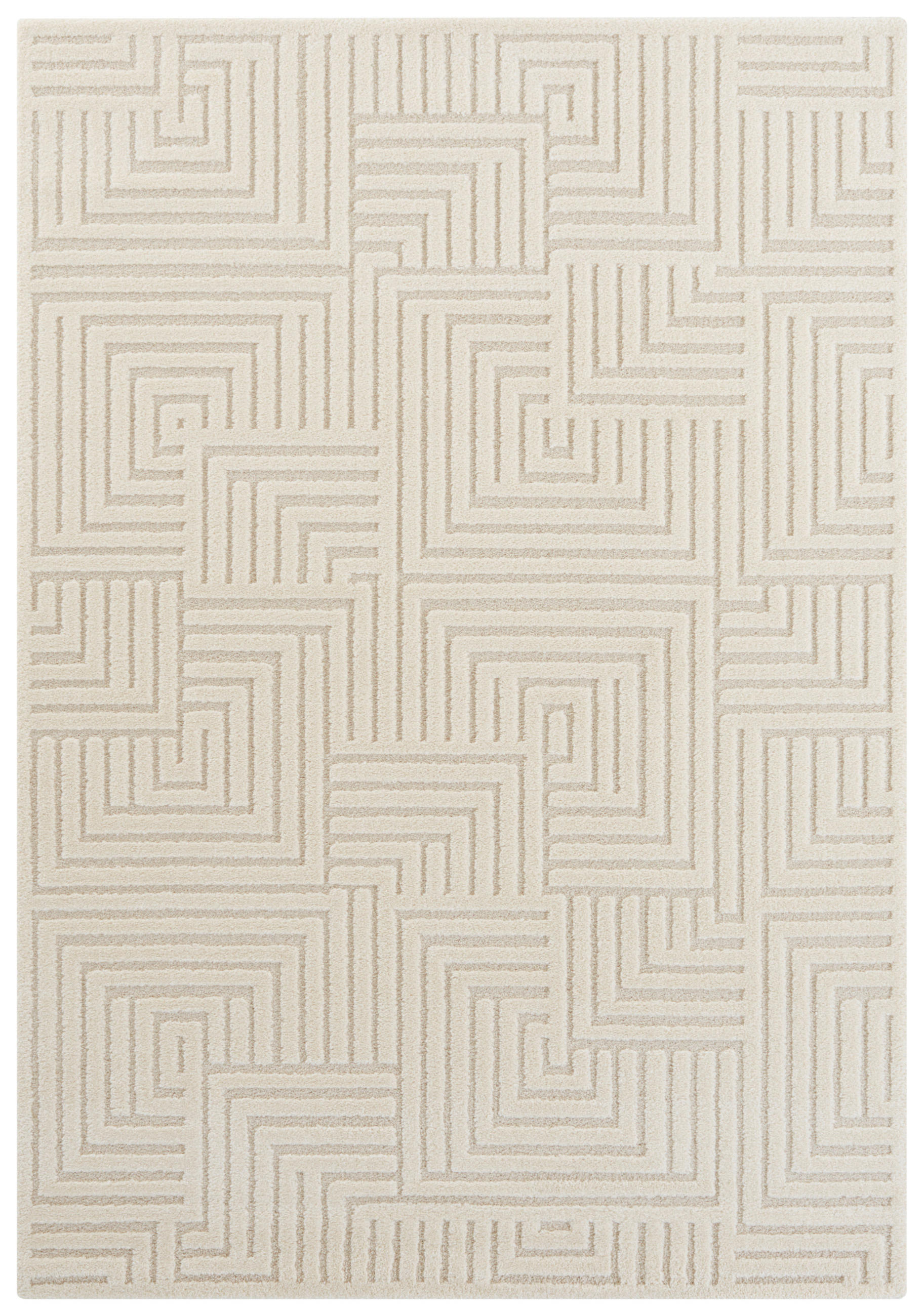 HOCHFLORTEPPICH 120/170 cm New York Creme  - Creme, Basics, Kunststoff/Textil (120/170cm)