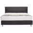 BOXSPRINGBETT 140/200 cm in Grau - Alufarben/Grau, KONVENTIONELL, Kunststoff/Textil (140/200cm) - Bentley BOXSPRINGBETT 140/200 cm in Grau - Alufarben/Grau, KONVENTIONELL, Kunststoff/Textil (140/200cm) - Bentley