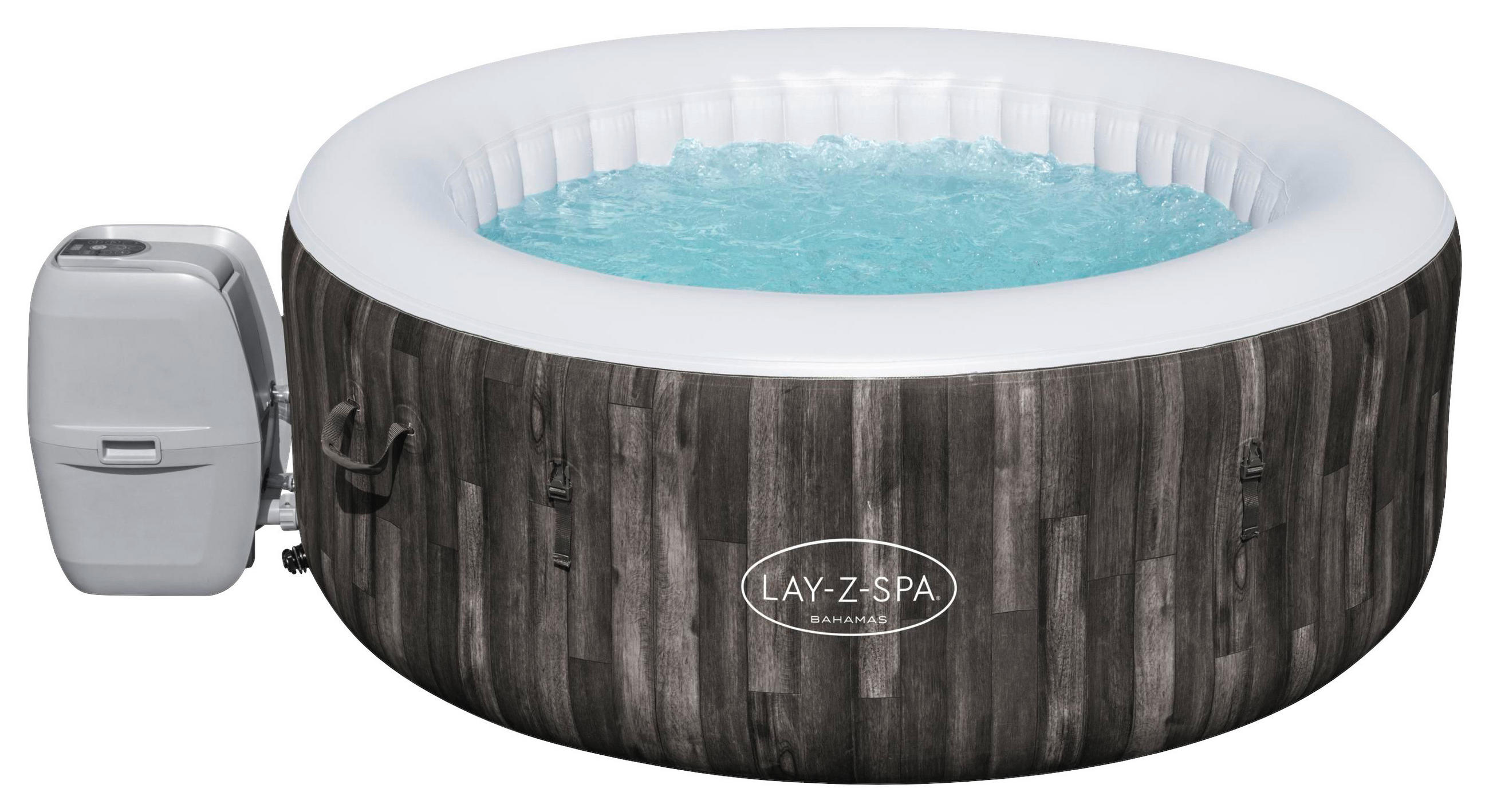 WHIRLPOOL  BAHAMAS 60005 180/66 cm  - Weiß/Grau, Basics, Kunststoff (180/66cm) - Bestway