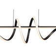 LED-HÄNGELEUCHTE 101/25/150 cm  - Schwarz, Design, Kunststoff/Metall (101/25/150cm) - Novel