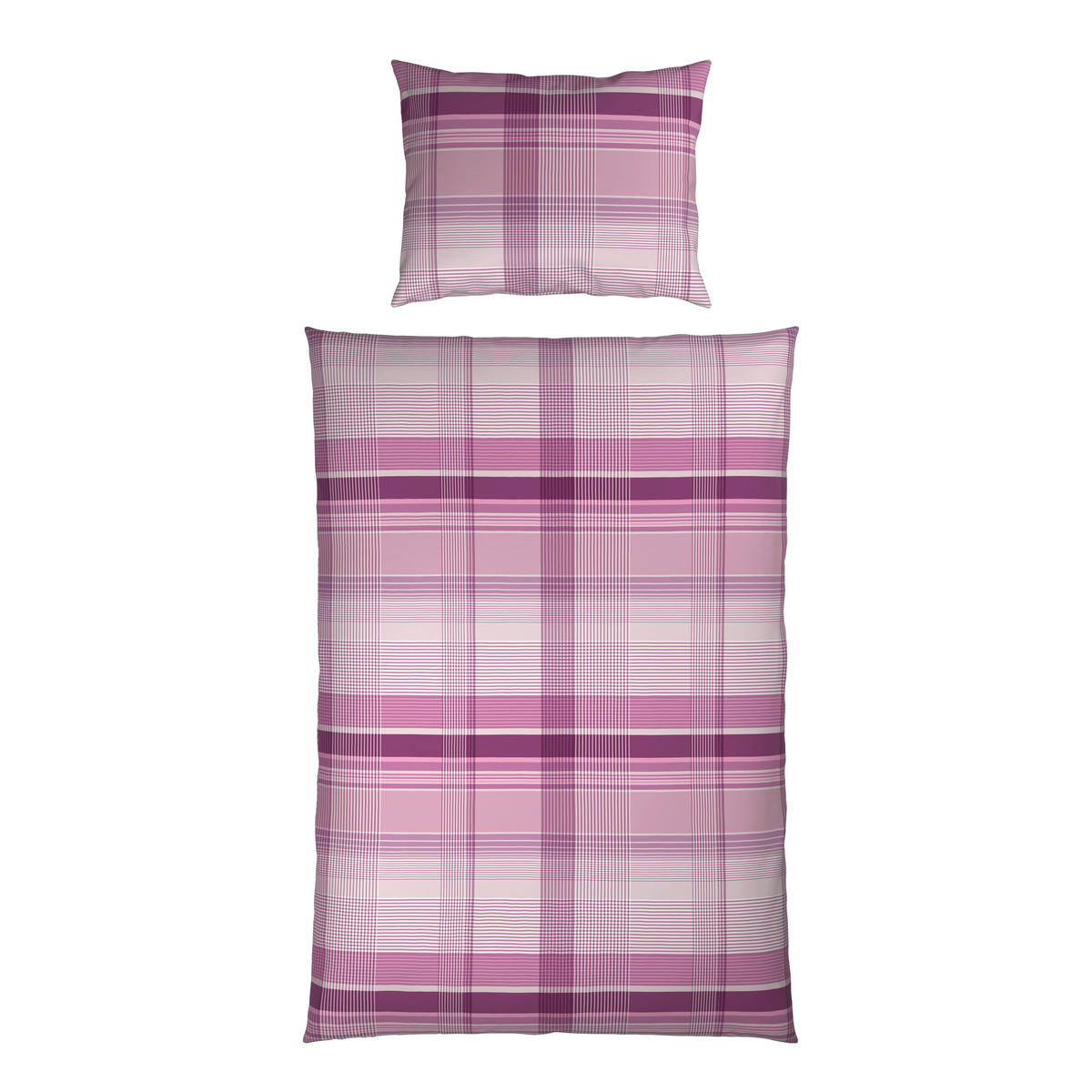 WENDEBETTWÄSCHE Satin 140/200 cm  - Mauve, KONVENTIONELL, Textil (140/200cm) - Novel