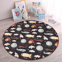 KINDERTEPPICH 120/120 cm Multicolor rund  - Multicolor, Basics, Textil (120/120cm)