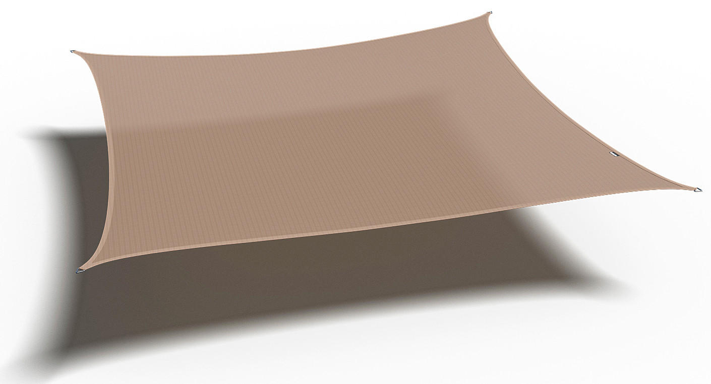 Gardenson Sonnensegel Sand 360x1x360 cm