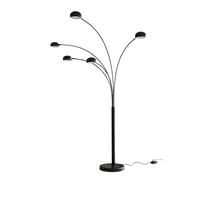 BOGENLEUCHTE  150/205/36 cm   - Schwarz, Design, Stein/Metall (150/205/36cm) - P & B