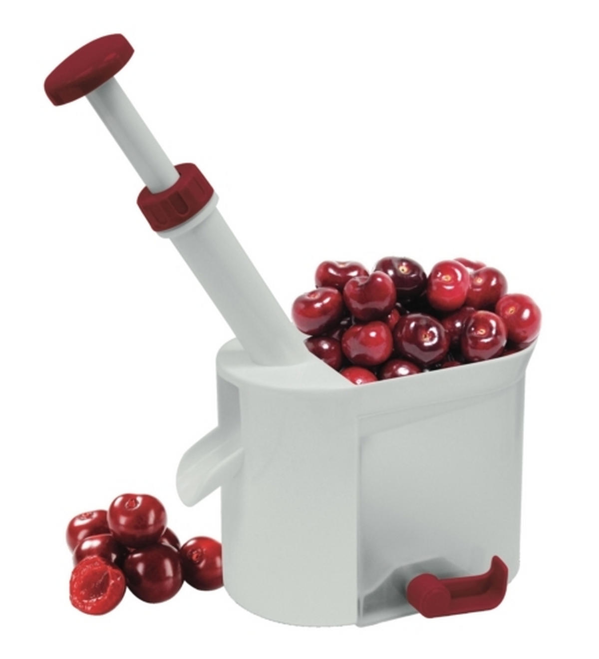 ODSTRANJIVAČ KOŠTICA VOĆA  - bijela/siva, Basics, metal/plastika (16/10/28cm) - Homeware Profession.