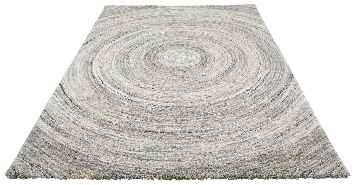 TKANÝ KOBEREC, 133/190 cm, šedá, béžová - šedá/béžová, Design, textil (133/190cm) - Novel