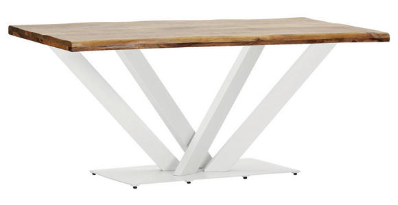 TISCHGESTELL Weiß   - Weiß, Design, Metall (150/70/73cm) - Landscape
