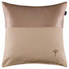 KISSENHÜLLE J!Split nude 40/40 cm  - Schlammfarben/Cognac, Design, Textil (40/40cm) - Joop!