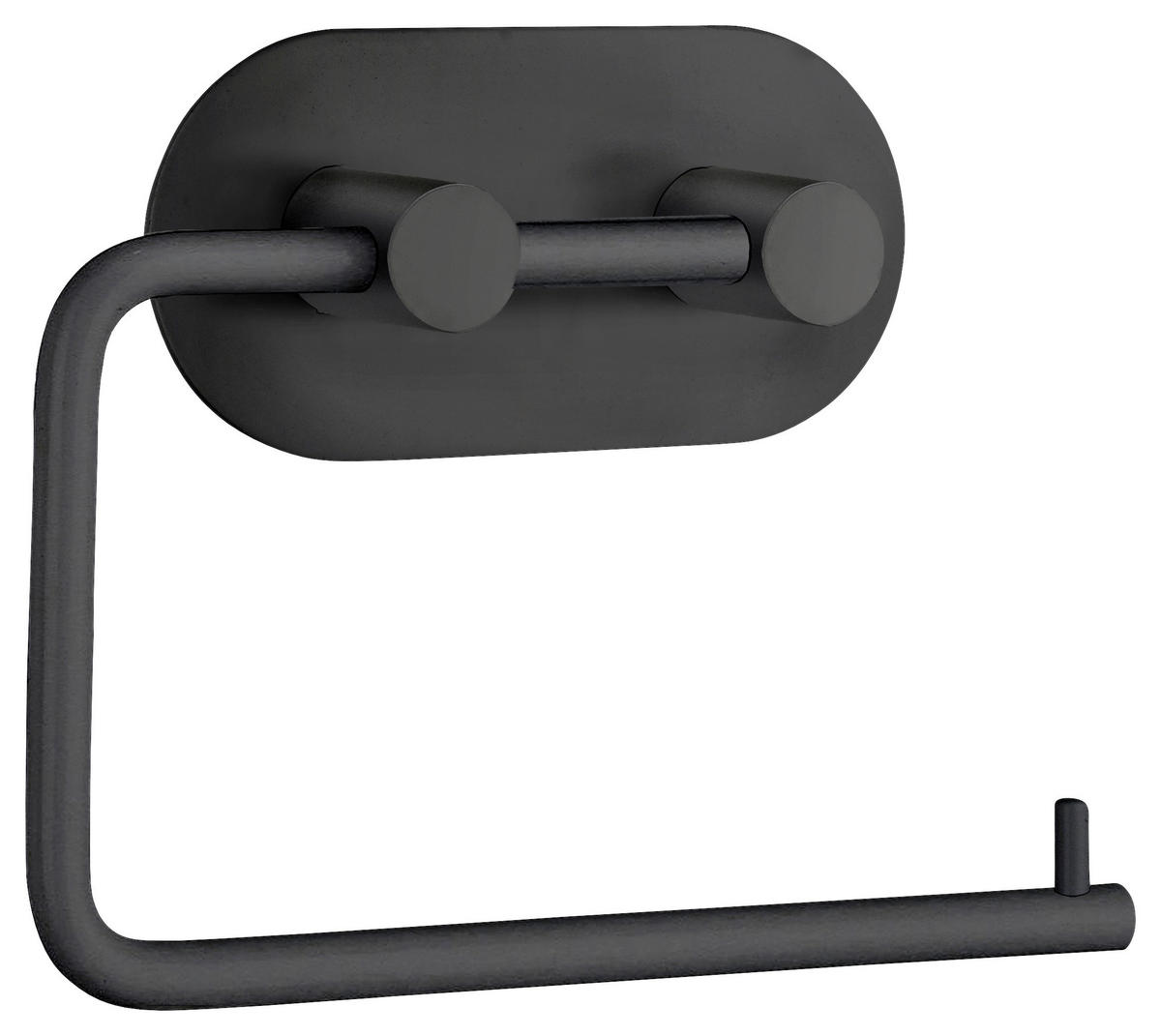 WC-PAPÍR TARTÓ  - fekete, fém (13,4/10,7/3cm)