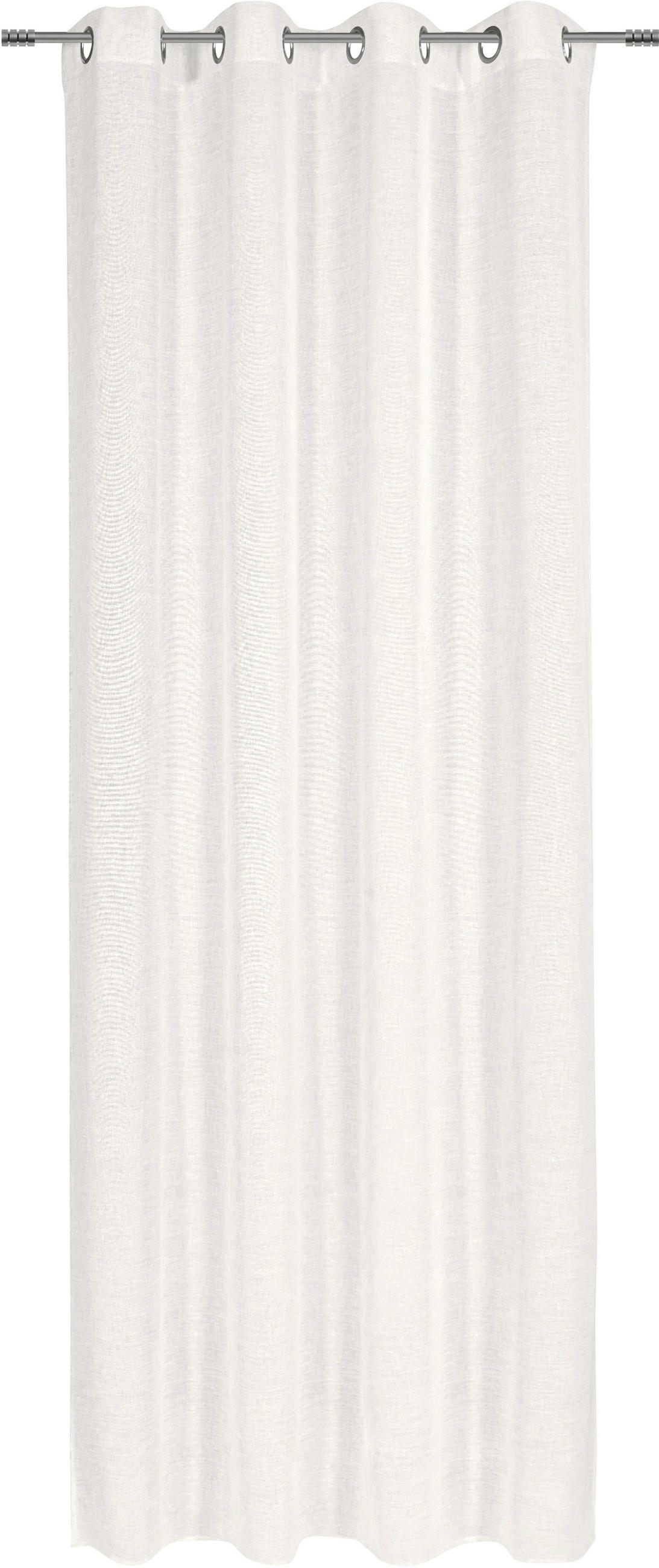 ZAVESA SA KARIKAMA prirodna boja - prirodna boja, Konvencionalno, tekstil (140/245cm) - Esposa