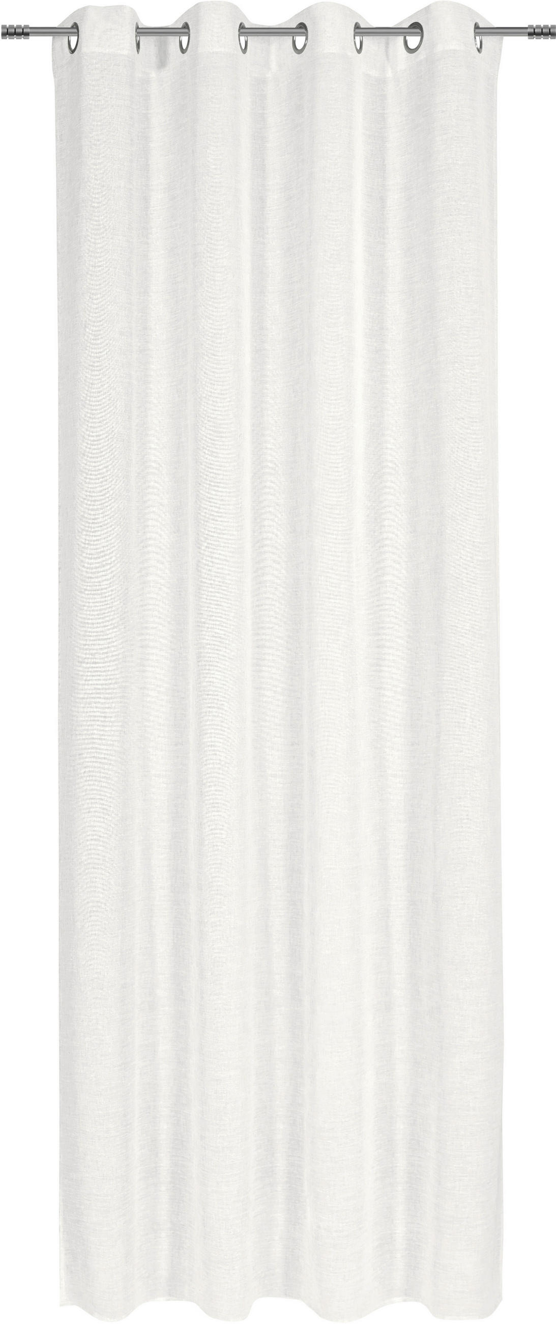 ZAVESA SA KARIKAMA prirodna boja - prirodna boja, Konvencionalno, tekstil (140/245cm) - Esposa