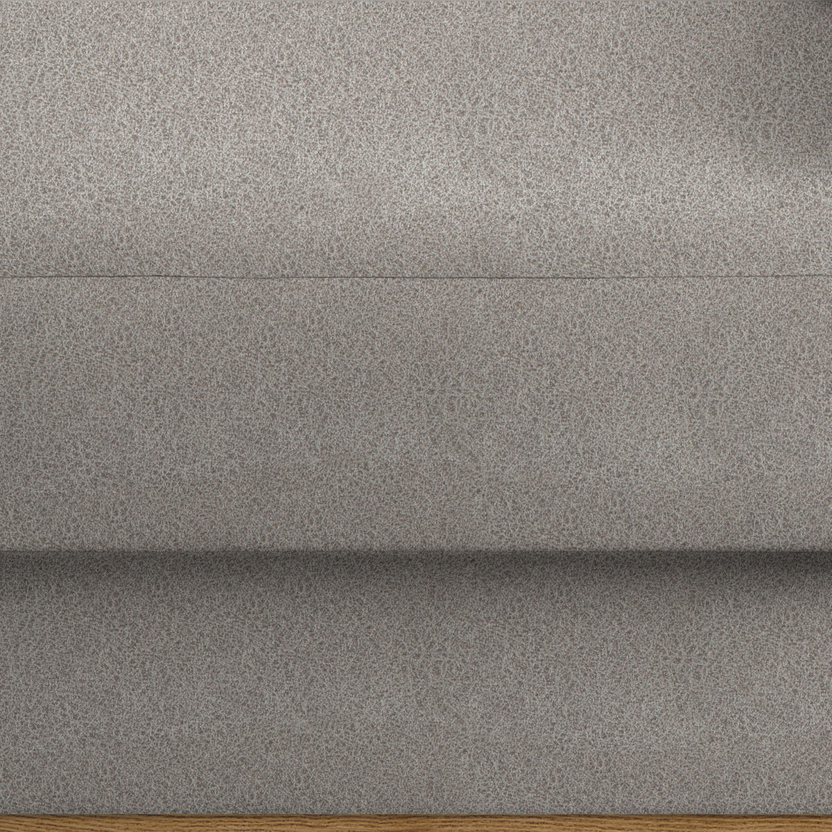 ECKSOFA in Lederlook, Mikrofaser Silberfarben  - Silberfarben/Schwarz, Konventionell, Holz/Textil (167/234cm) - MID.YOU