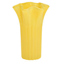 VASE  - Hellgelb, Basics, Glas (16,0/25,0/16,0cm)