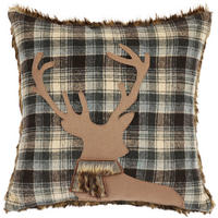 ZIERKISSEN 45/45 cm  - Braun, Trend, Textil (45/45cm) - X-Mas