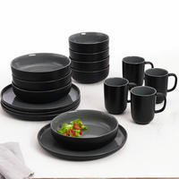 KOMBISERVICE JASPER 16-teilig  - Schwarz, KONVENTIONELL, Keramik - Ritzenhoff Breker