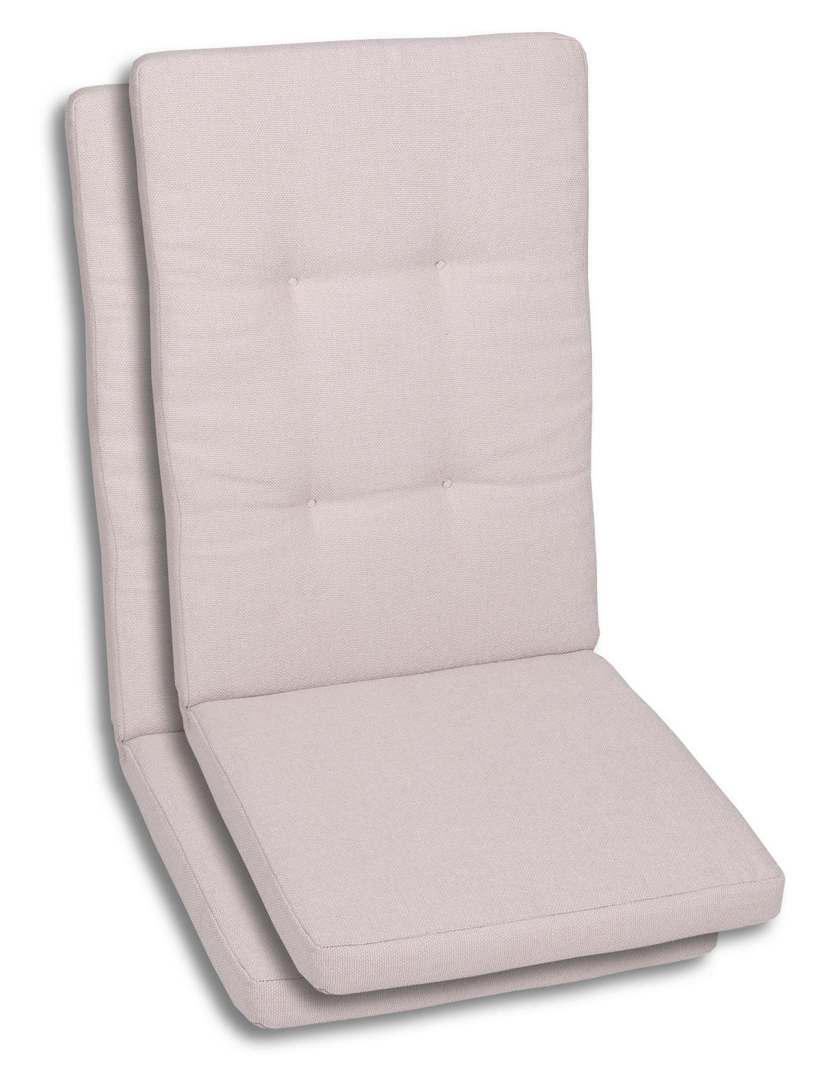 SESSELAUFLAGENSET Uni  - Naturfarben, Basics, Textil (50/7/120cm)