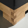 BOXSPRINGBETT 180/200 cm  in Braun, Eichefarben  - Eichefarben/Braun, Natur, Holz/Textil (180/200cm) - Linea Natura