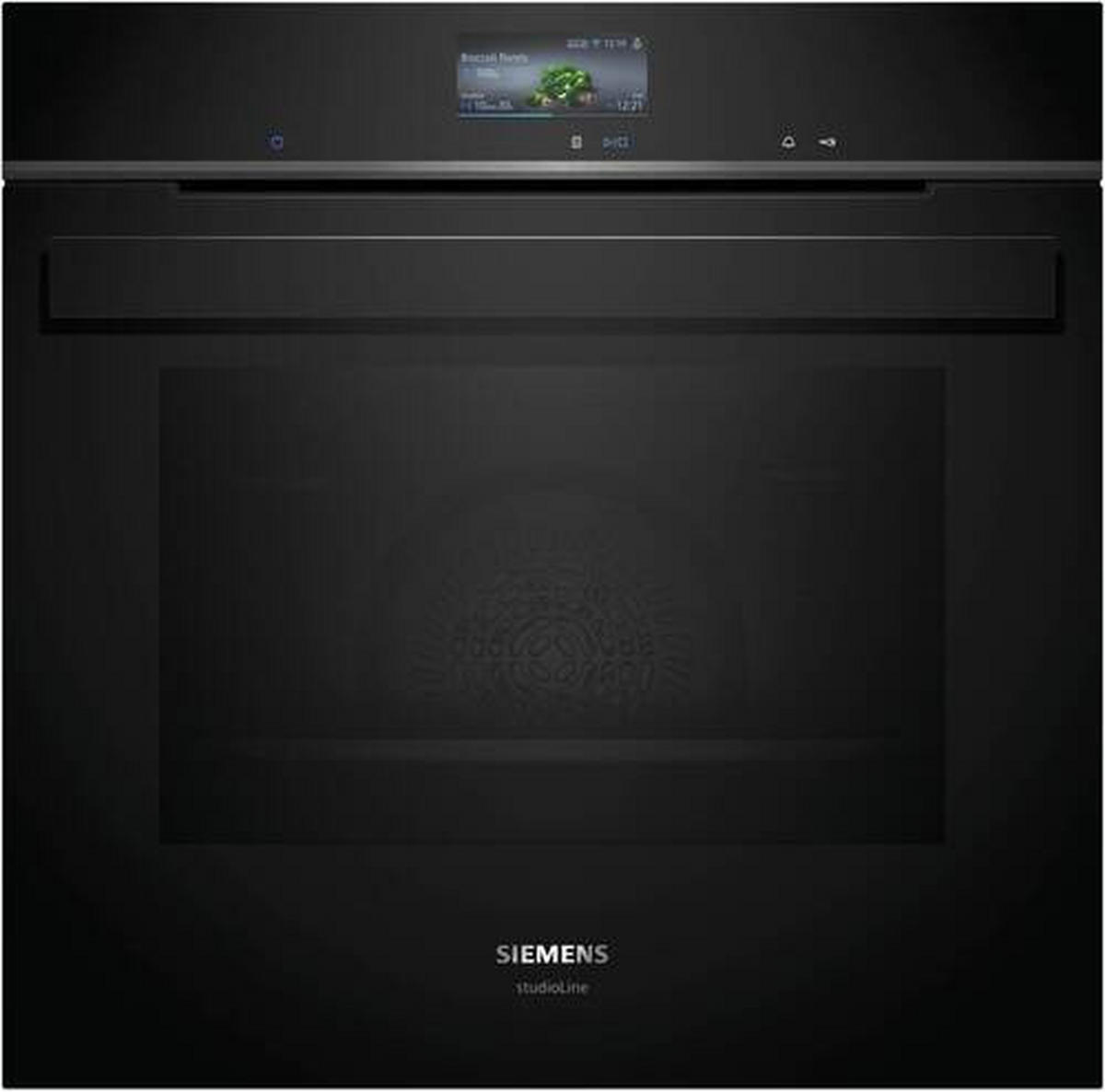 EINBAUBACKOFEN HB976GMB1  - Edelstahlfarben/Schwarz, Basics, Metall (59,4/59,5/54,8cm) - Siemens