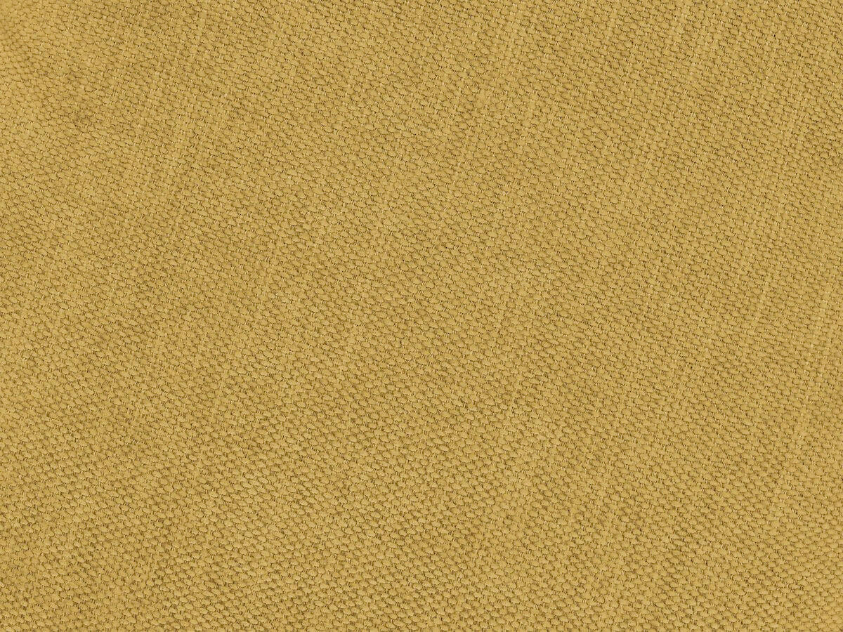 HOCKER FUJI  Leinenoptik Gelb  - Gelb/Schwarz, MODERN, Kunststoff/Textil (112/44/80cm)