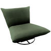 RELAXSESSEL in Textil Dunkelgrün  - Dunkelgrün/Schwarz, Design, Textil/Metall (100/78/96cm) - Livetastic