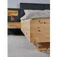 BETT 180/200 cm  in Zirbelkieferfarben, Dunkelgrau  - Dunkelgrau/Zirbelkieferfarben, Natur, Holz/Textil (180/200cm) - Valnatura