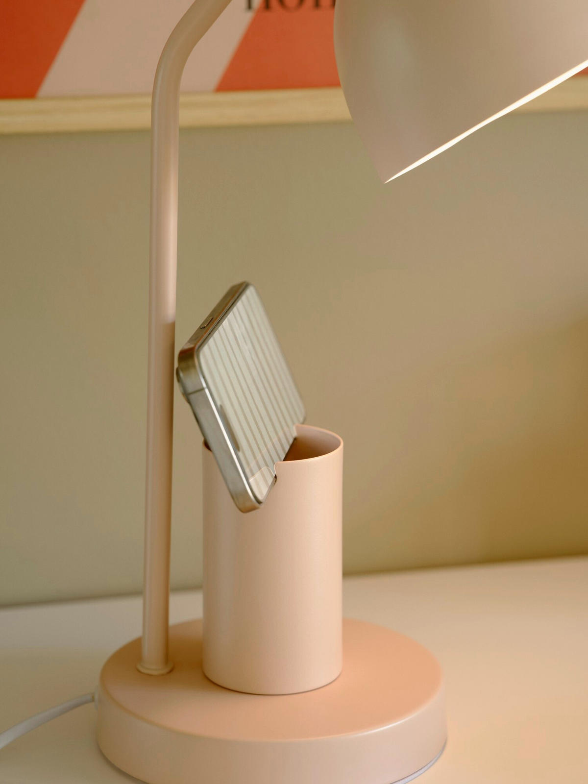 TISCHLEUCHTE 22/43,5 cm   - Hellrosa, KONVENTIONELL, Metall (22/43,5cm) - Nordlux