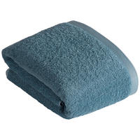 BADETUCH High Line Petrol 100/150 cm  - Petrol, Basics, Textil (100/150cm) - Vossen