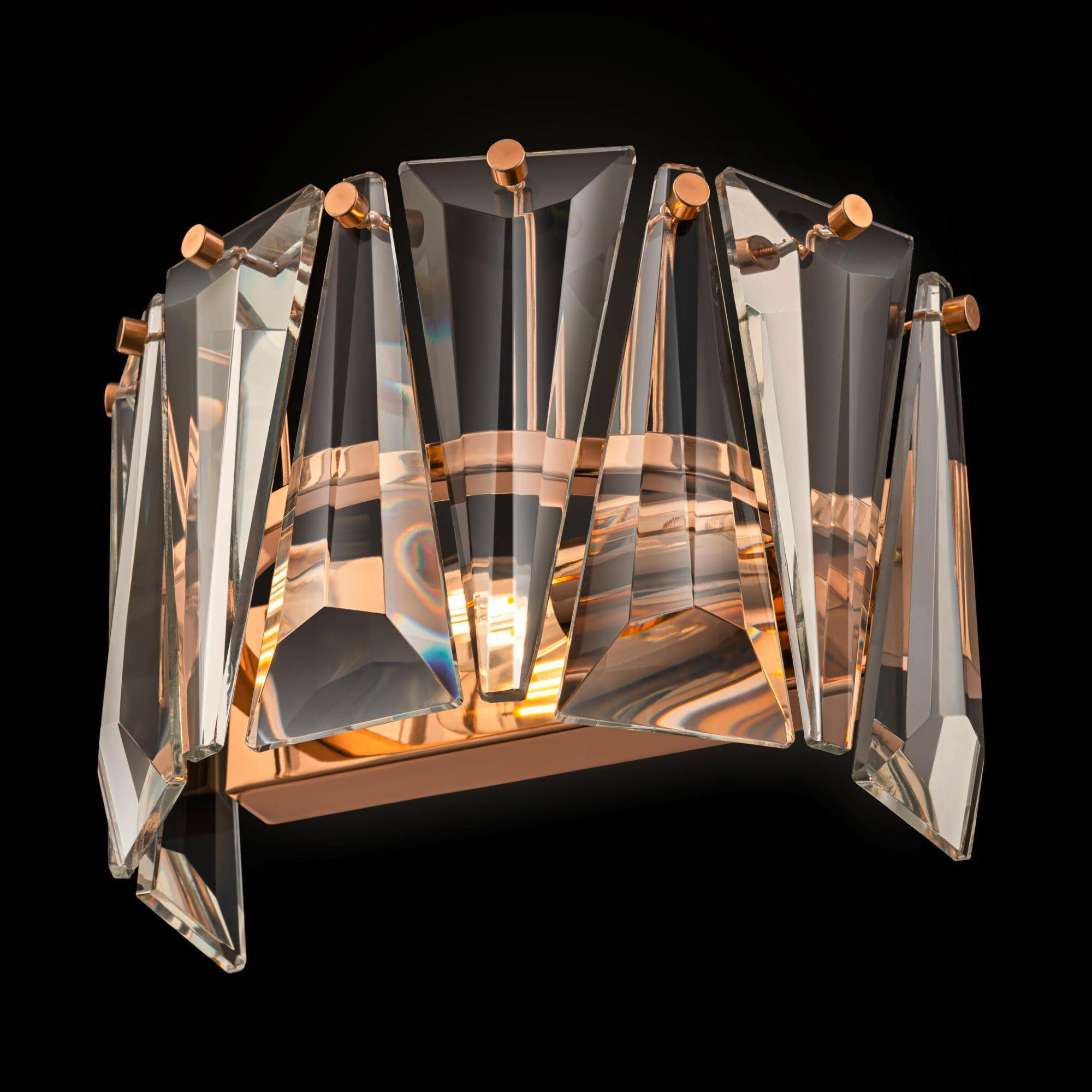 WANDLEUCHTE - Goldfarben, Trend, Metall (15.3/16/25.6cm) - MAYTONI