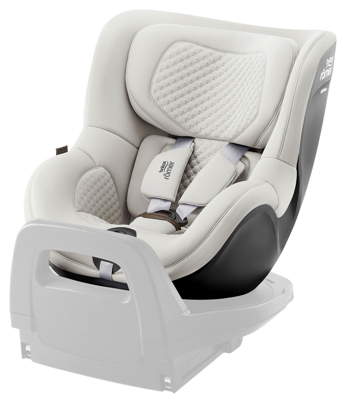 REBOARDER-KINDERSITZ Dualfix 5Z  - Beige/Creme, Basics, Kunststoff/Textil (44/48/74cm) - Britax Römer