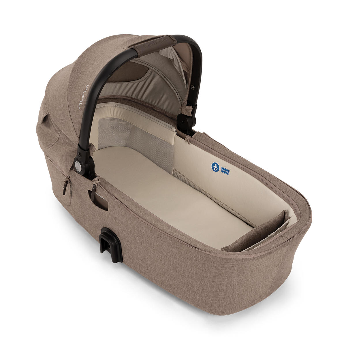 TRAGEWANNE DEMI NEXT  - Graubraun/Naturfarben, Basics, Textil (43/58/88cm) - Nuna