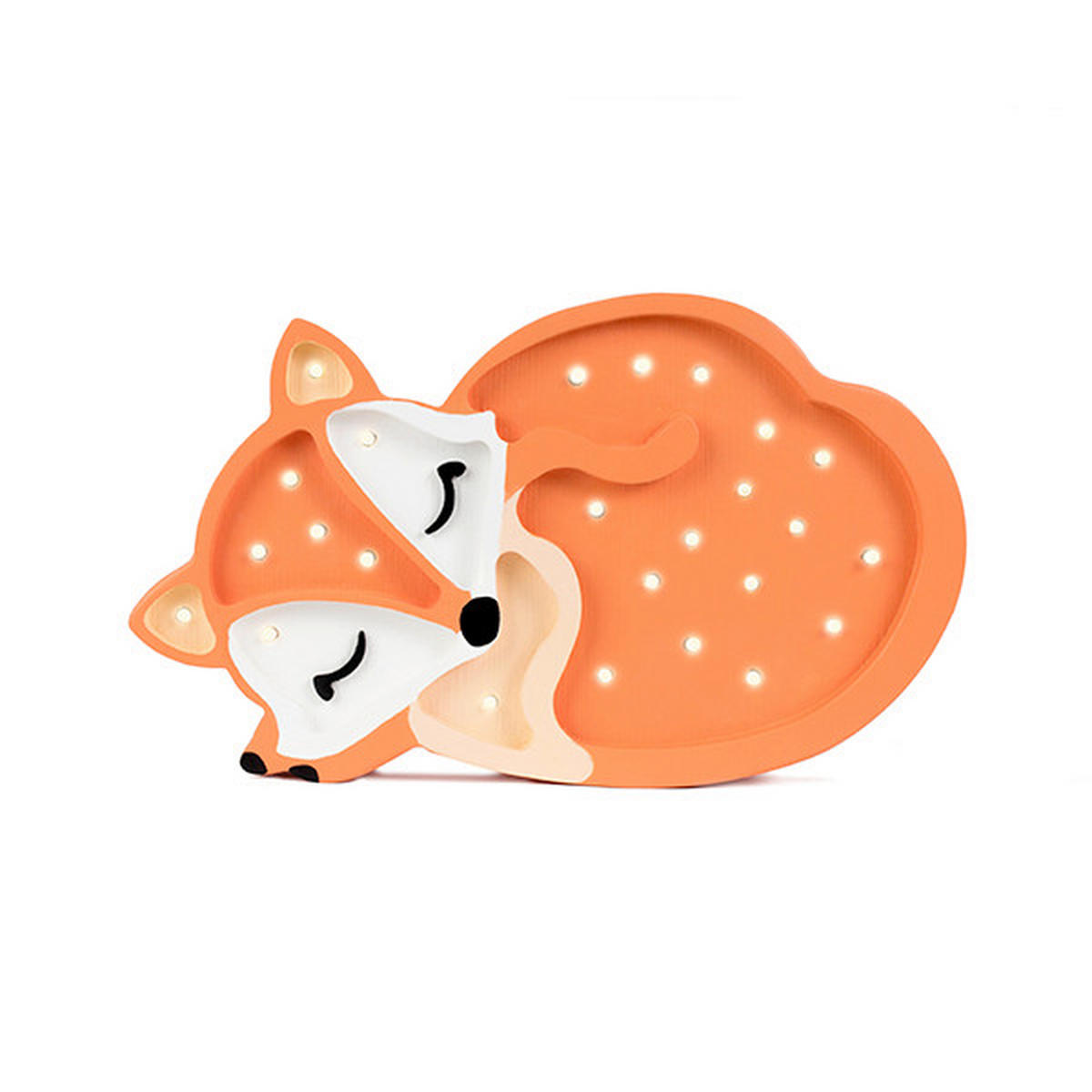 KINDERWANDLEUCHTE Animals 34/5.5/20 cm  - Dunkelorange, Natur, Holz (34/5.5/20cm)