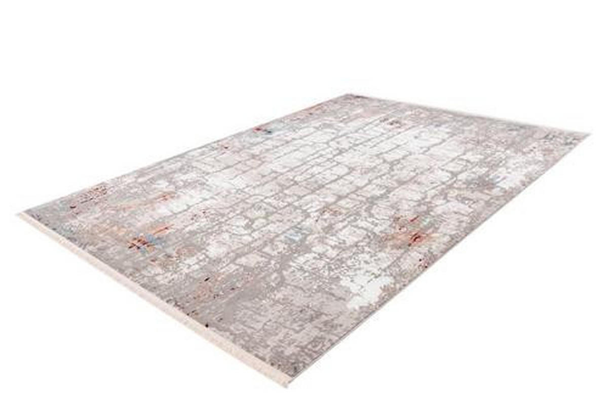 VINTAGE-TEPPICH 120/180 cm Akropolis Grau, Rosa  - Rosa/Grau, Design, Textil (120/180cm) - Kayoom