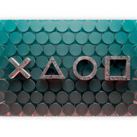 FOTOTAPET 400/280 cm  - grön/grå, Basics, textil (400/280cm) - artgeist
