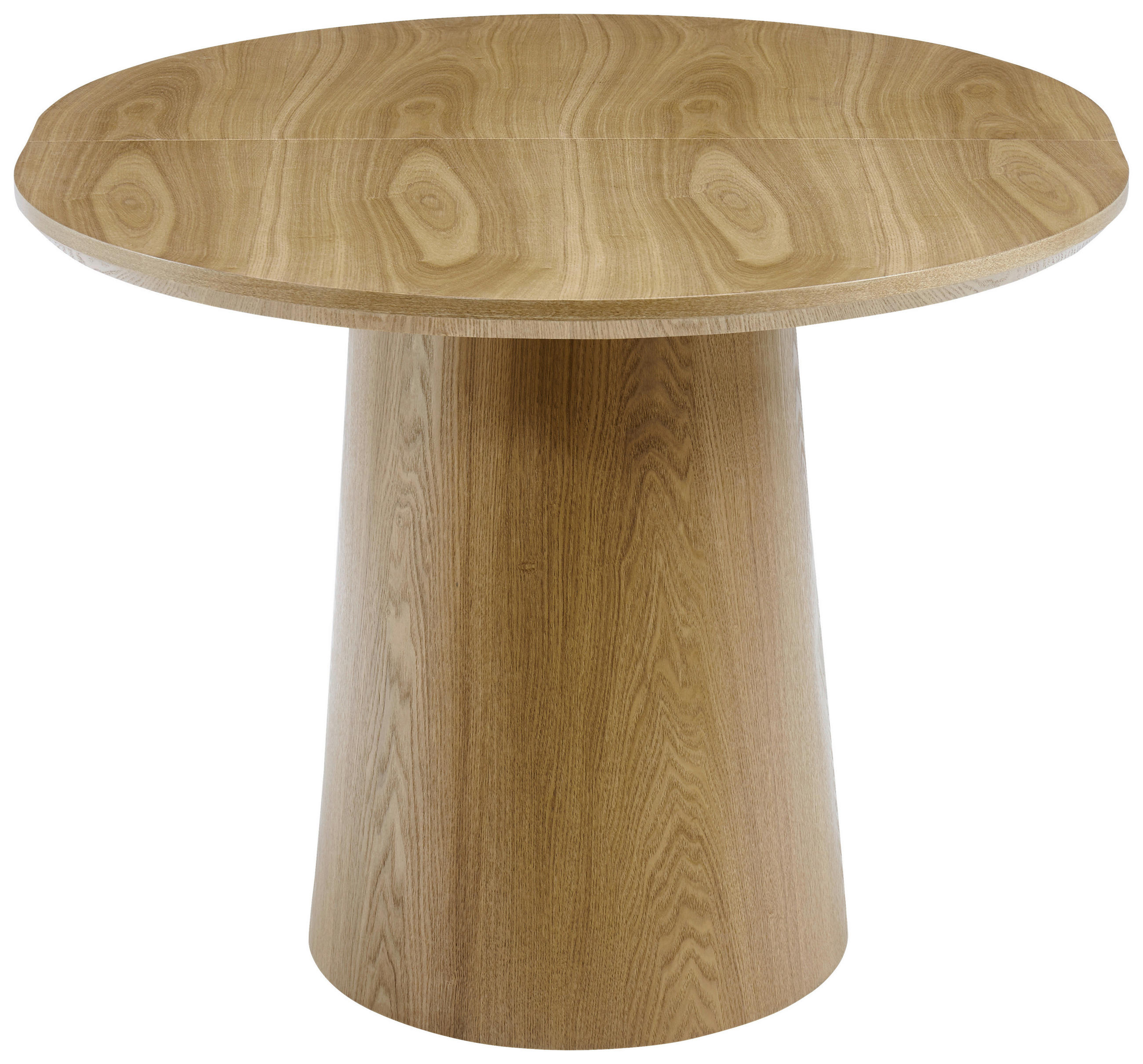 ESSTISCH 160/200/100/76 cm Echtholz  Holz, Holzwerkstoff ausziehbar oval Eichefarben  - Eichefarben, MODERN, Holz/Holzwerkstoff (160/200/100/76cm) - Livetastic