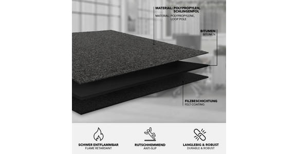 TEPPICHFLIESE - Dunkelgrau, Basics, Textil (50/50cm) - Esposa