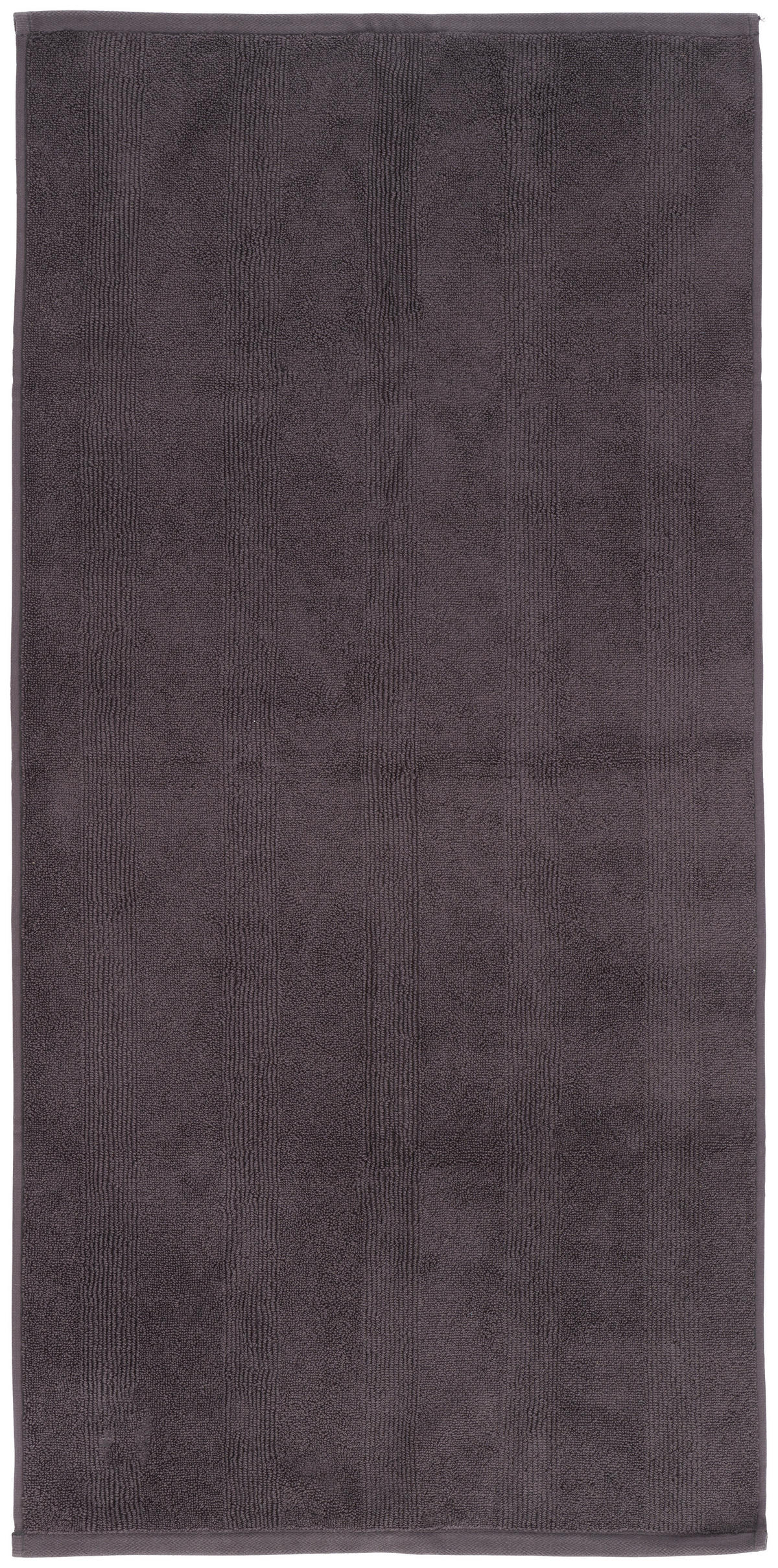 RUČNÍK, tmavě šedá - tmavě šedá, Basics, textil (50/100/0.5cm) - Bio:Vio